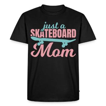 Skateboard Mom - Men's Premium Organic T-Shirt - black - Front - Nico (187cm)