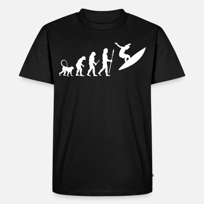 Évolution du surf - T-shirt Premium bio Homme - noir