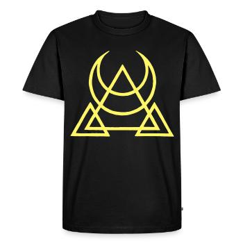 Symbol of the Egyptian pyramids - Men's Premium Organic T-Shirt - black - Front - Nico (187cm)
