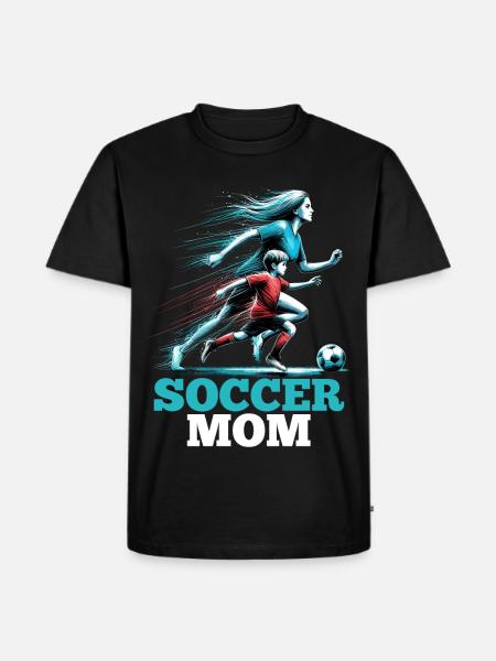 Soccer Mom Soccer Gift - Men's Premium Organic T-Shirt - black