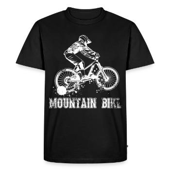 VTT - T-shirt Premium bio Homme - noir - Devant - Nico (187cm)