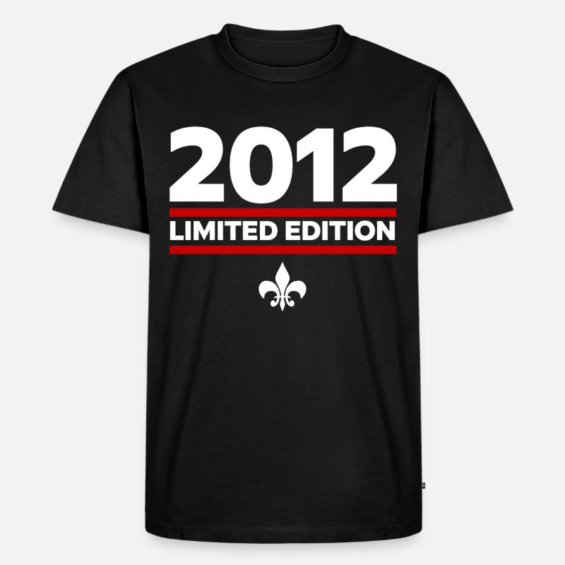 2012 Limited Edition - Männer Premium Bio T-Shirt - Schwarz