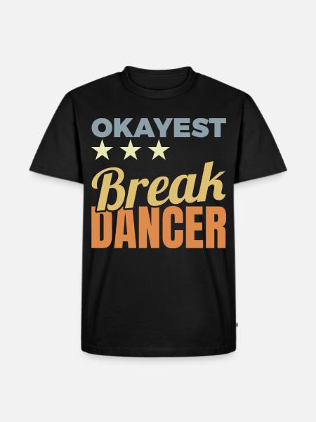 Average Breakdancer - Men's Premium Organic T-Shirt - black