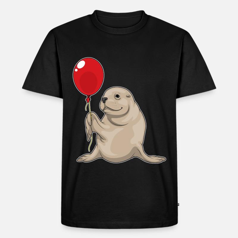 Ballon de phoque - T-shirt Premium bio Homme - noir
