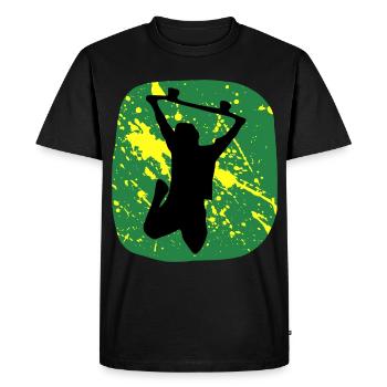 Skate Skateboard - T-shirt Premium bio Homme - noir - Devant - Nico (187cm)