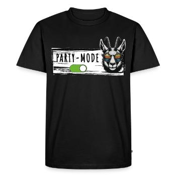 Party Fashion Gams Après Ski Hut Fun Mountain Hut - Men's Premium Organic T-Shirt - black - Front - Nico (187cm)