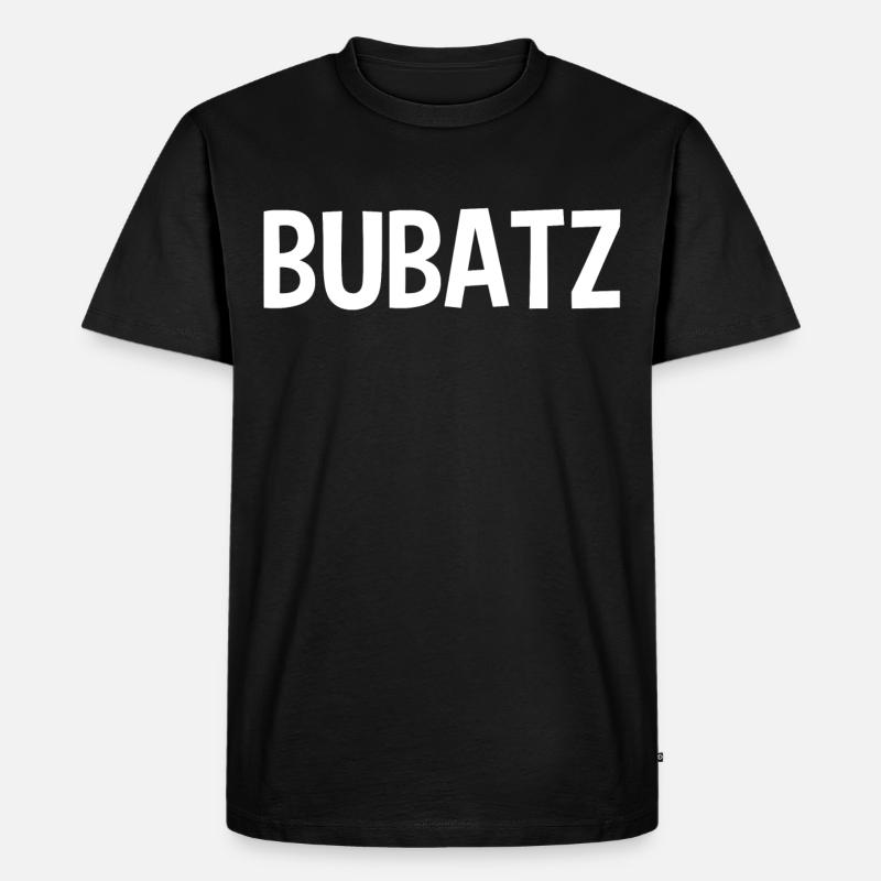 BUBATZ - Männer Premium Bio T-Shirt - Schwarz