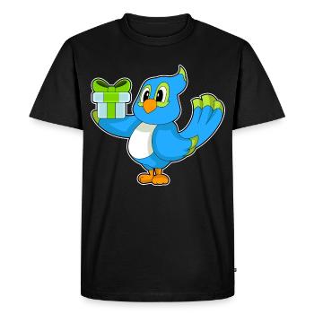 Parrot Birthday Package - Men's Premium Organic T-Shirt - black - Front - Nico (187cm)
