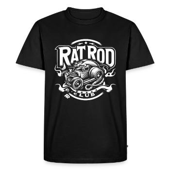Chemise Ratsking Ratlook – Style rustique personnalisé - T-shirt Premium bio Homme - noir - Devant - Nico (187cm)