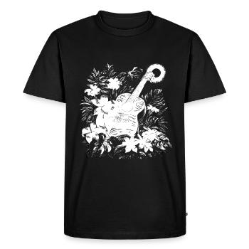 Guitare - T-shirt Premium bio Homme - noir - Devant - Nico (187cm)