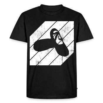 Croquis de chaussures de ballet - T-shirt Premium bio Homme - noir - Devant - Nico (187cm)