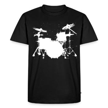 Trapset Drawing - Men's Premium Organic T-Shirt - black - Front - Nico (187cm)