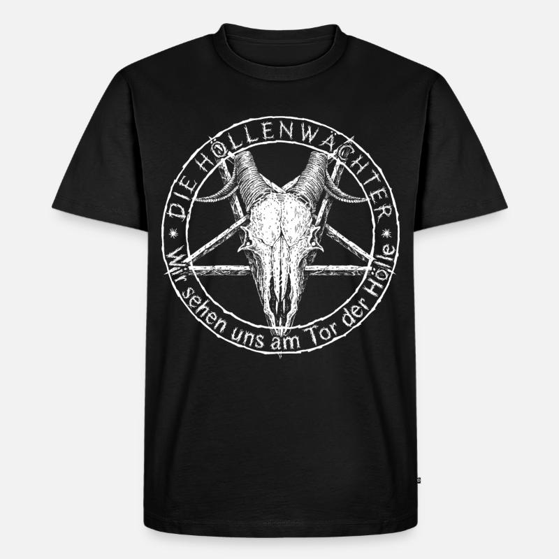 Die Höllenwächter Klassik  - Männer Premium Bio T-Shirt - Schwarz