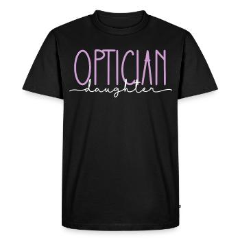 Opticien Proud Daughter Cadeau mignon - T-shirt Premium bio Homme - noir - Devant - Nico (187cm)