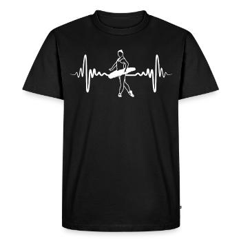 Drôle de ballet - T-shirt Premium bio Homme - noir - Devant - Nico (187cm)