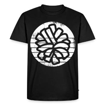 Pompons pom-pom girl - T-shirt Premium bio Homme - noir - Devant - Nico (187cm)