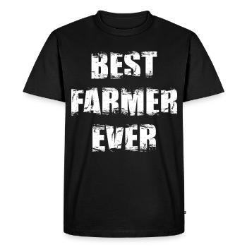 Meilleur agriculteur de tous les temps - T-shirt Premium bio Homme - noir - Devant - Nico (187cm)