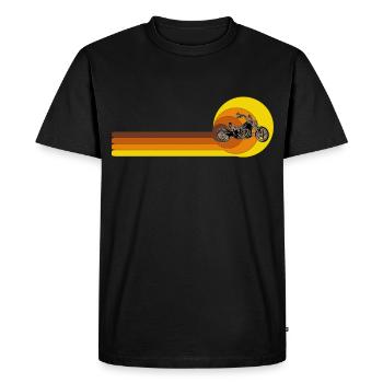 Trike Trike Rider Motor Trike Vintage Trike Bike - Men's Premium Organic T-Shirt - black - Front - Nico (187cm)
