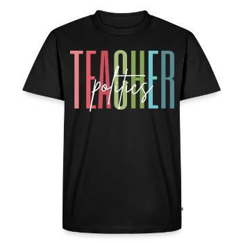 Politics Teacher School Thank You Gift - Men's Premium Organic T-Shirt - black - Front - Nico (187cm)