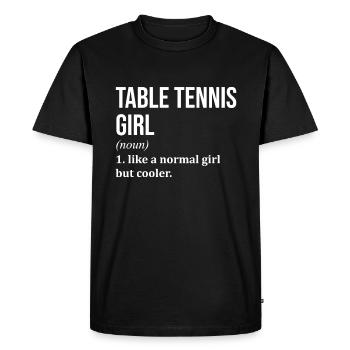 Table Tennis Table Tennis Table Tennis - Men's Premium Organic T-Shirt - black - Front - Nico (187cm)