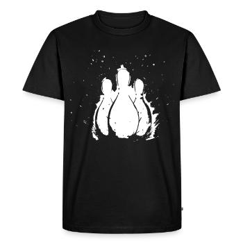Bowling - T-shirt Premium bio Homme - noir - Devant - Nico (187cm)
