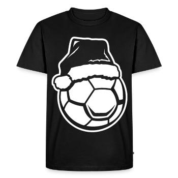 Noël de handball - T-shirt Premium bio Homme - noir - Devant - Nico (187cm)