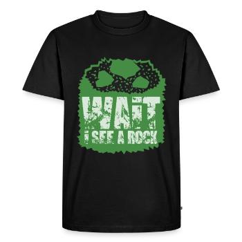 Cadeau géologue géologie - T-shirt Premium bio Homme - noir - Devant - Nico (187cm)