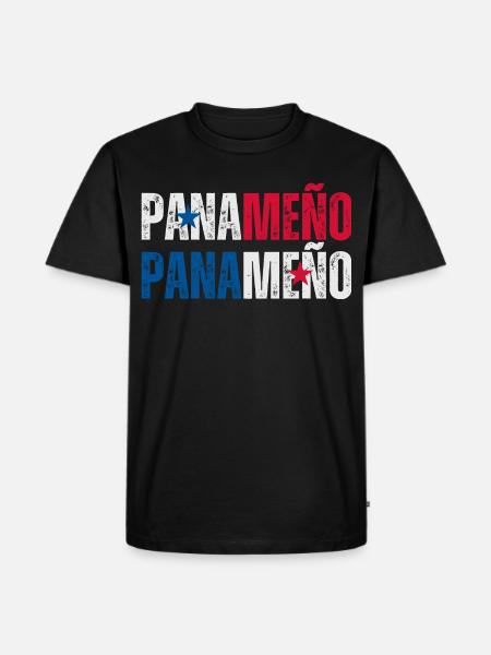 Panamanian flag, Panamanian pride - Men's Premium Organic T-Shirt - black