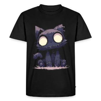 Poupée Chat Chat Chat Poupée Gothique Cadeau Kawaii - T-shirt Premium bio Homme - noir - Devant - Nico (187cm)