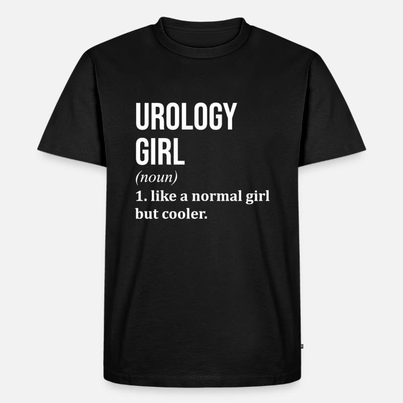 Urologie - Männer Premium Bio T-Shirt - Schwarz