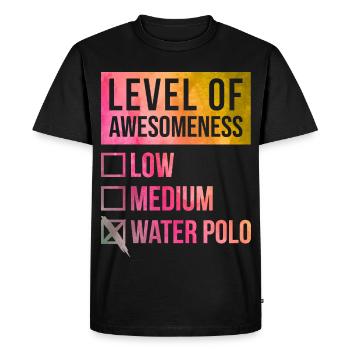Water Polo Water Polo Water Polo - Men's Premium Organic T-Shirt - black - Front - Nico (187cm)