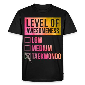 Taekwondo Taekwondo Taekwondo - T-shirt Premium bio Homme - noir - Devant - Nico (187cm)