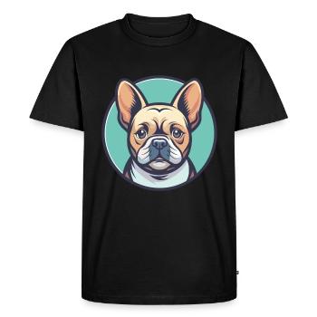 Anglo Français De Petite Venerie Dog Breed Cartoon - T-shirt Premium bio Homme - noir - Devant - Nico (187cm)