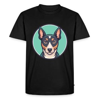 Ca Rater Mallorqui Chien Race Dessin animé Kawaii - T-shirt Premium bio Homme - noir - Devant - Nico (187cm)