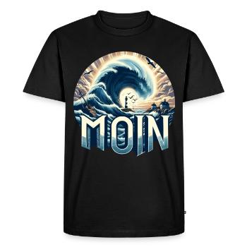 Bonjour Allemagne du Nord - T-shirt Premium bio Homme - noir - Devant - Nico (187cm)