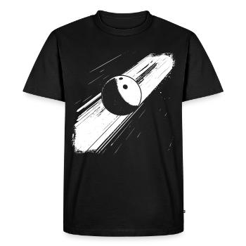 Boule de bowling - T-shirt Premium bio Homme - noir - Devant - Nico (187cm)