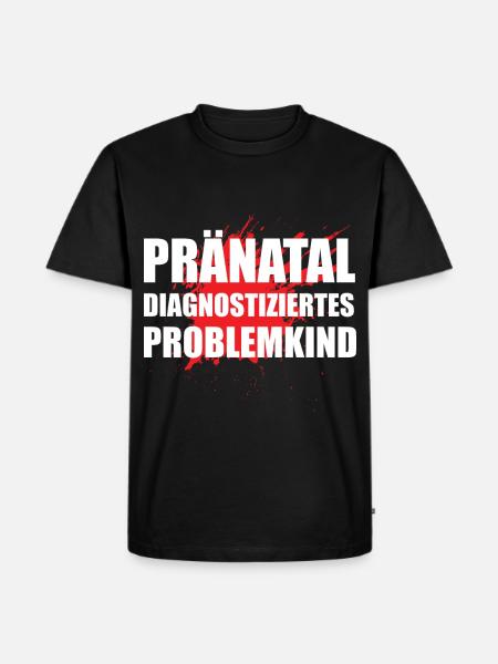Problemkind - Männer Premium Bio T-Shirt - Schwarz