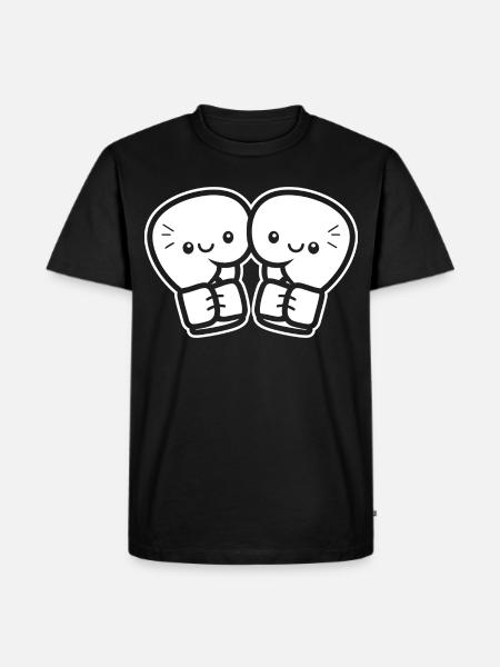 Funny Boxing Gloves - Men's Premium Organic T-Shirt - black