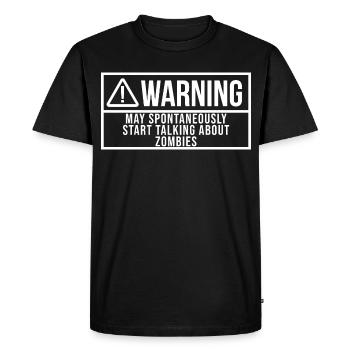 Zombie Zombie Zombie - Men's Premium Organic T-Shirt - black - Front - Nico (187cm)