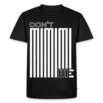 Stop Mimimi – Agir, au lieu de se plaindre - T-shirt Premium bio Homme - noir - Devant - Nico (187cm)