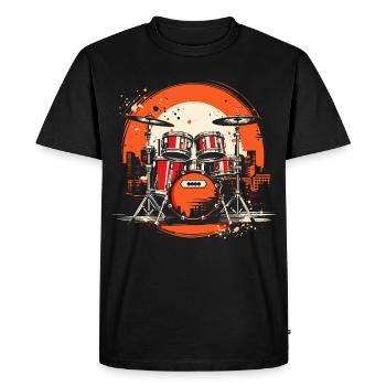 Trapset Graphics - Men's Premium Organic T-Shirt - black - Front - Nico (187cm)