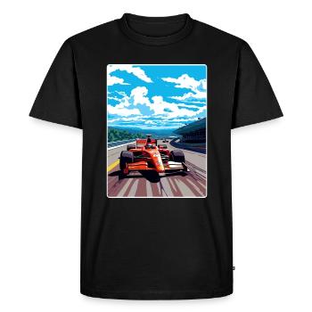 Spa Francorchamp Circuit Motorsport Race Belgium - T-shirt Premium bio Homme - noir - Devant - Nico (187cm)