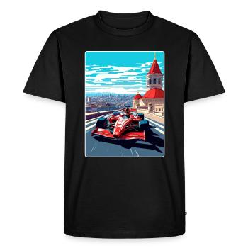 Circuit d’Istanbul Motorsport Race Turquie Voyage WPA - T-shirt Premium bio Homme - noir - Devant - Nico (187cm)