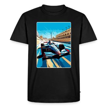 Affiche de voyage du circuit de Jerez Motorsport Race Espagne - T-shirt Premium bio Homme - noir - Devant - Nico (187cm)
