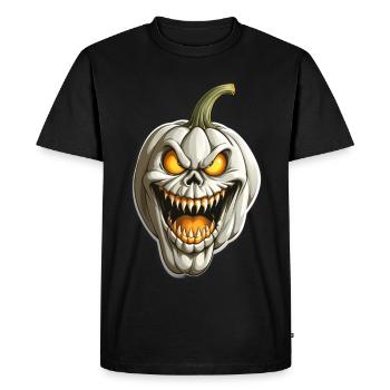 Spooky Pumpkin Clown - Men's Premium Organic T-Shirt - black - Front - Nico (187cm)