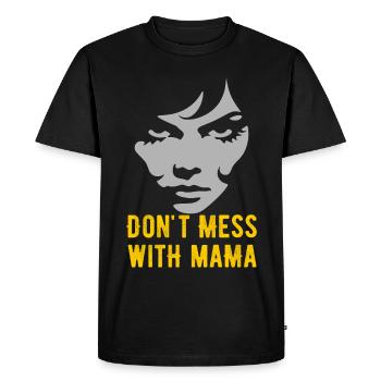Conception audacieuse de déclaration de maternité - T-shirt Premium bio Homme - noir - Devant - Nico (187cm)