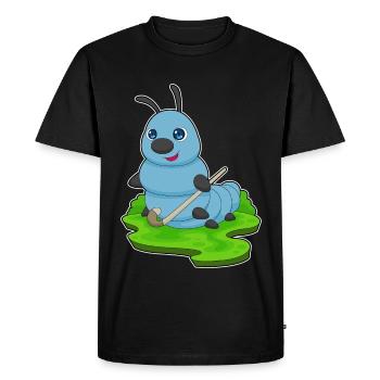 Caterpillar Field Hockey Field Hockey Stick Sports - Men's Premium Organic T-Shirt - black - Front - Nico (187cm)
