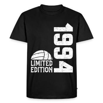 30e Anniversaire 1994 Édition Limitée Volleyball - T-shirt Premium bio Homme - noir - Devant - Nico (187cm)