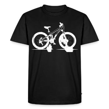 Cyclistes de VTT - T-shirt Premium bio Homme - noir - Devant - Nico (187cm)