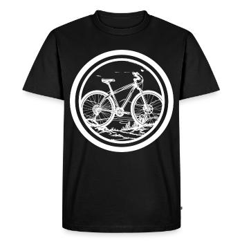 Vtt - T-shirt Premium bio Homme - noir - Devant - Nico (187cm)